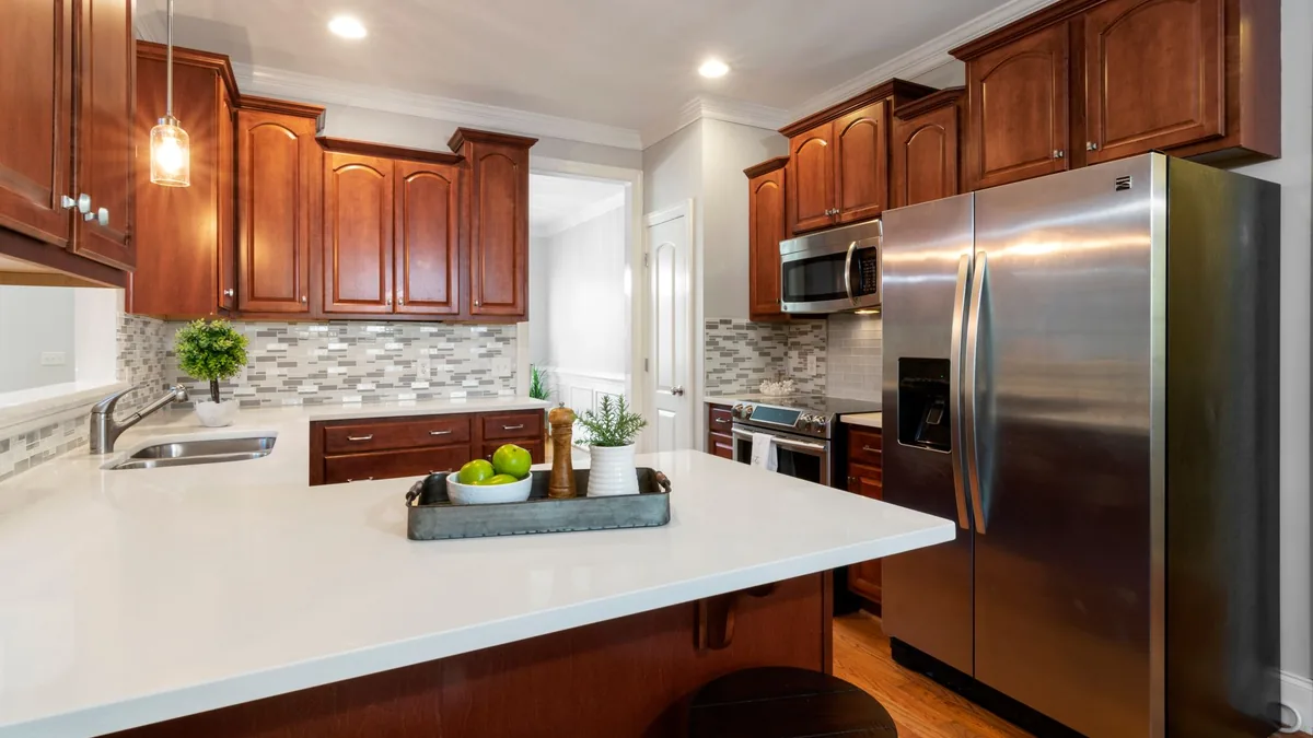 Kitchen stripped to the studs for a remodel in Encinitas, CA